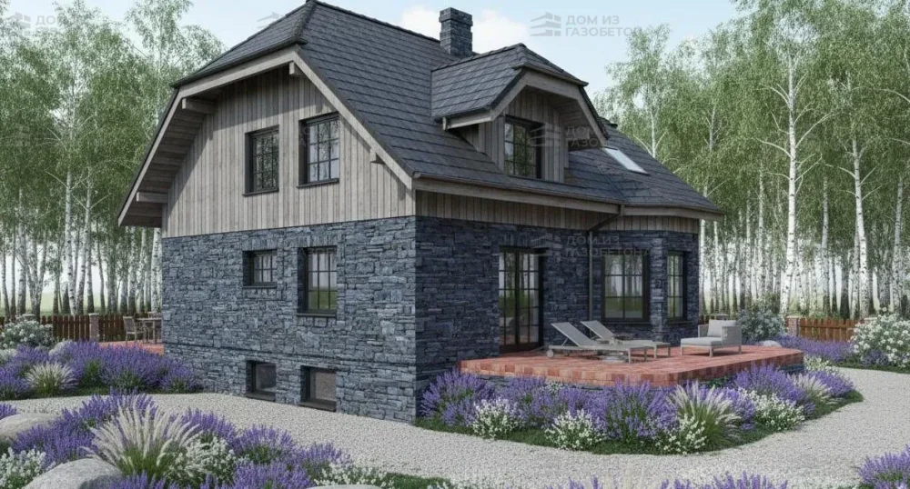 Проект Двухэтажный дом 11 на 13, 146 м2