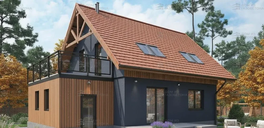 Проект Двухэтажный дом 12 на 11, 135 м2