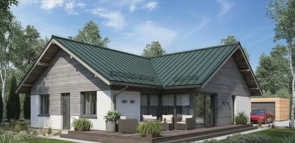 Проект Одноэтажный дом 23 на 12, 174 м2