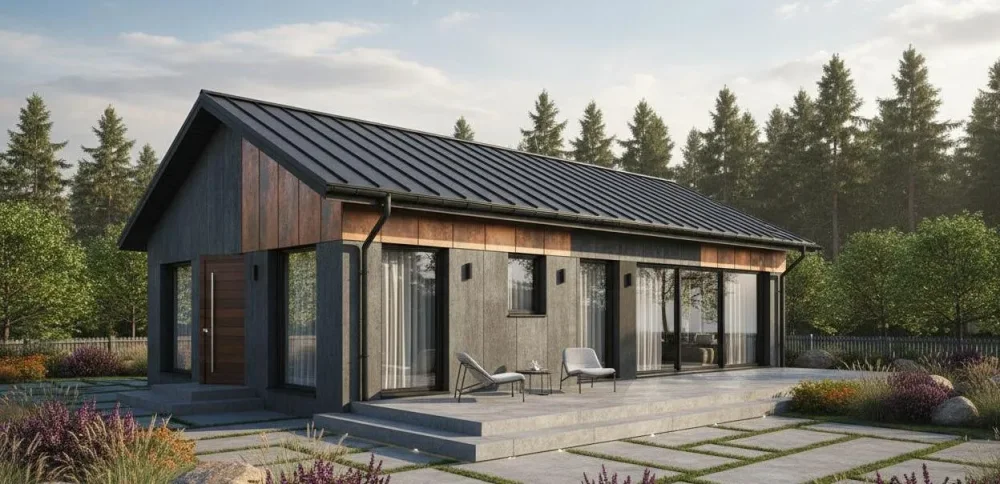 Проект Одноэтажный дом 11 на 9, 137 м2