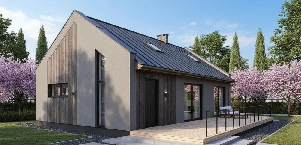 Проект Двухэтажный дом 14 на 11, 132 м2